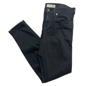 Madewell Skinny Skinny Black Jeans Women’s Size 24 Stretch Denim Mid Rise Style
